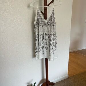 Free People Beaded Slip Mini Dress